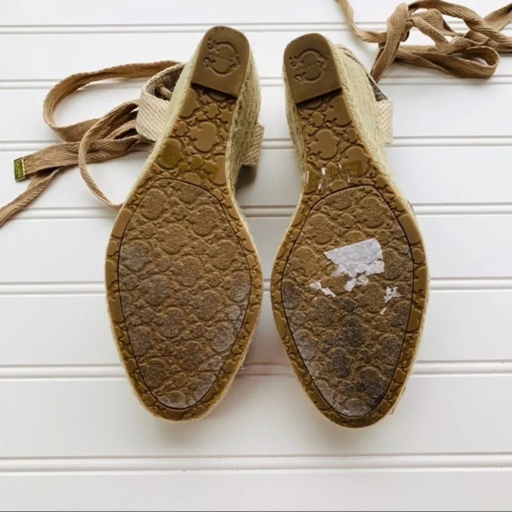 C Wonder Mocha Wild Animal Print Espadrille Wedges